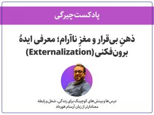 تصویر: ذهنِ بیقرار و مغزِ ناآرام؛ معرفی ایدهٔ برونفکنی (Externalization)